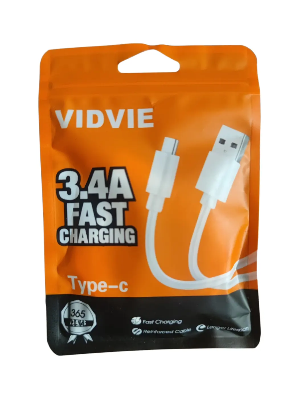 Cable vidvie type-c 3.4A 1M — image 1