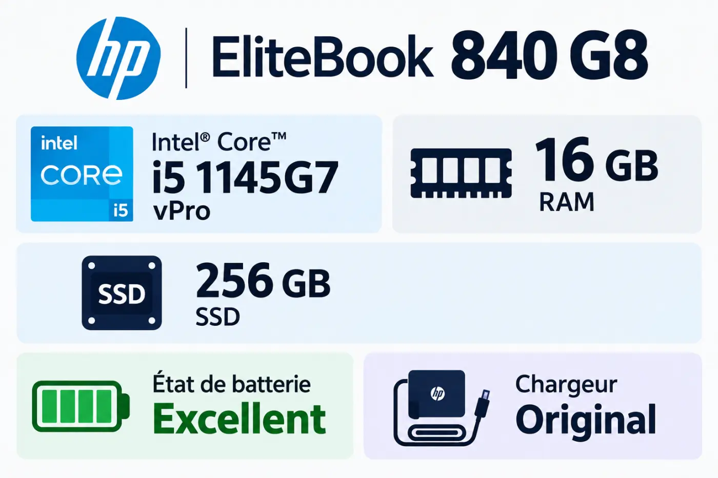 HP EliteBook 840 G8 14 pouces Hp — image 4