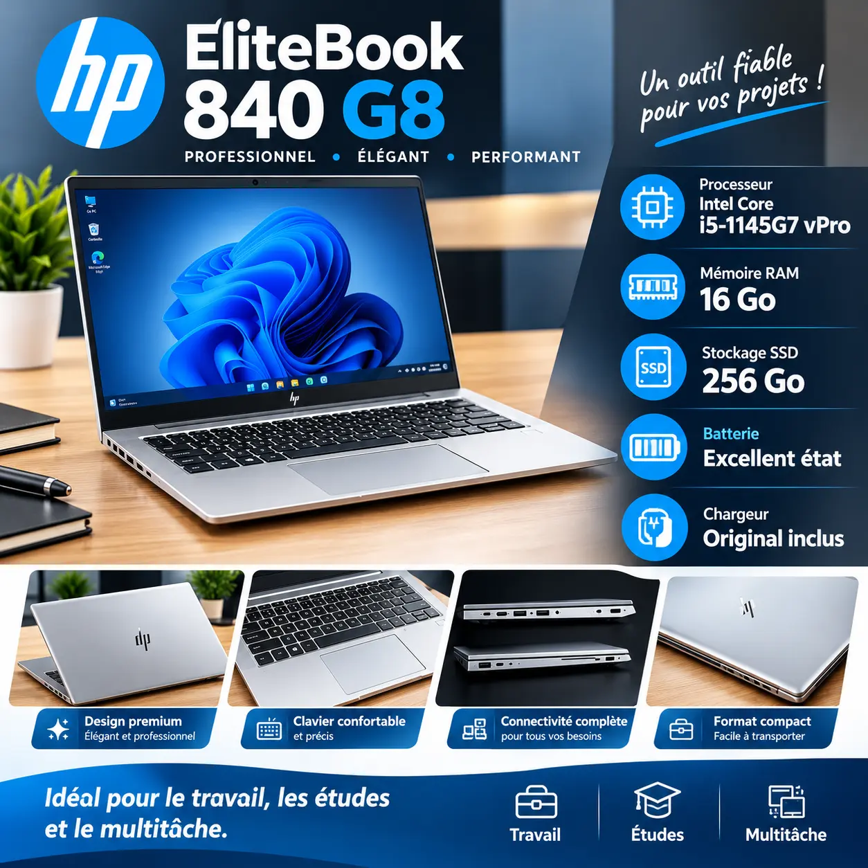HP EliteBook 840 G8 14 pouces